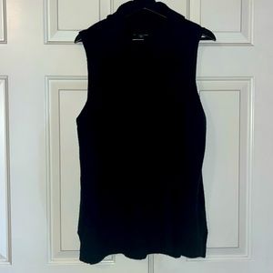 Women’s James Perse Black Sleevless Cowl Neck Sweater